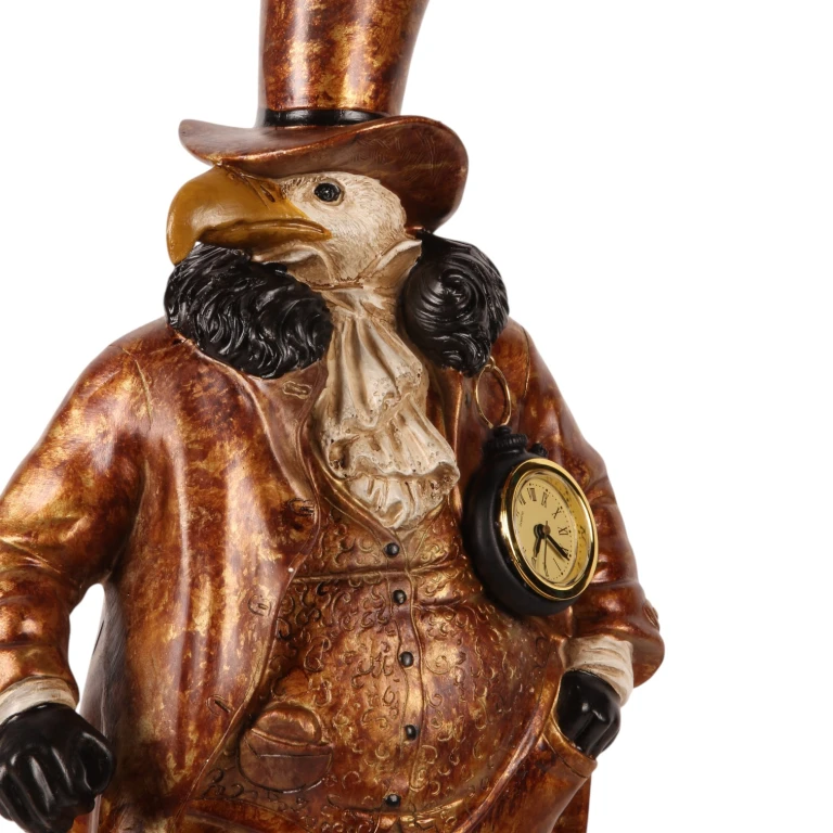 Zegar stołowy Orzeł – złoty – 58 cm