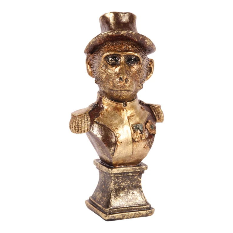 Busta małpy – brązowa – 27 cm
