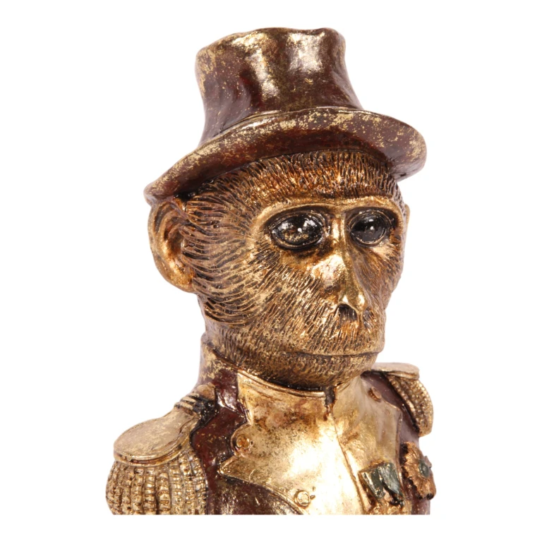 Busta małpy – brązowa – 27 cm