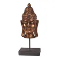 Boeddha buste - goud - 36,5 cm