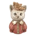 Rzeźba kota - mixed - 17 cm