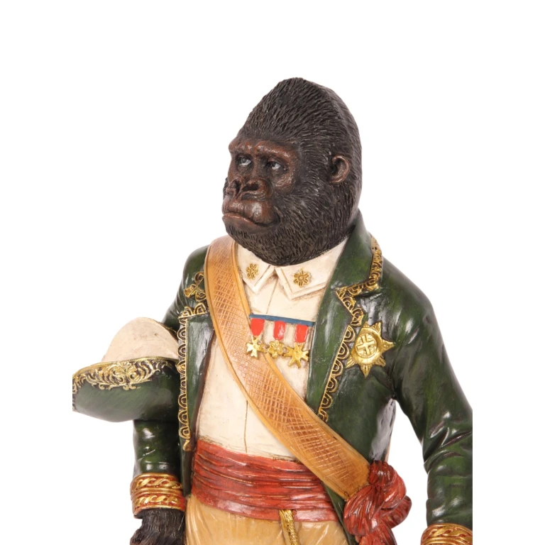 Orangutan na piedzie - zielony - 40,5 cm