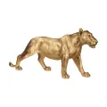 Leeuwin beeld - goud - 124 cm