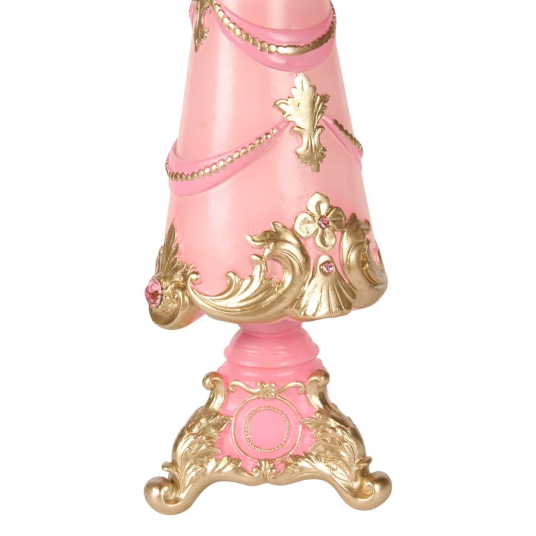 Miniaturowa choinka - różowa - 35,8 cm - żywica sztuczna