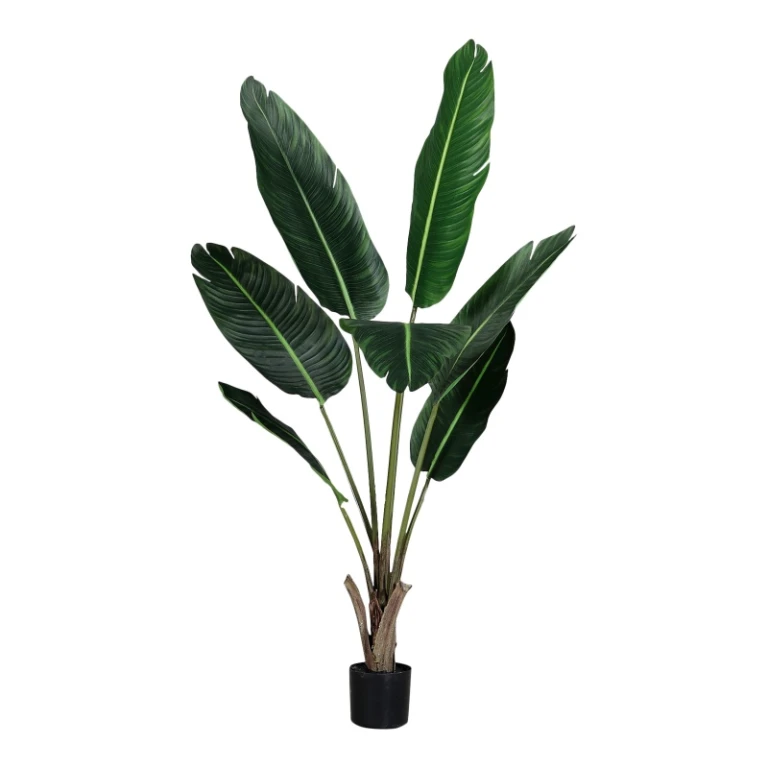 Sztuczna roślina Strelitzia – zielona – 135 cm – 1 sztuka