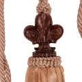 Embrasse Fleur de Lis 70 cm - Roze - Stof