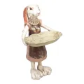 Figurka królika z tabliczką – mixed – 27 cm