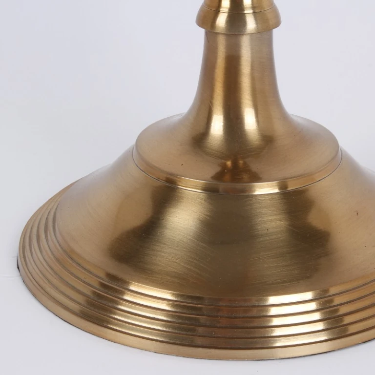 Kandelabr 5-ramienny - 104 cm - złoto - aluminium