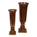 Vaas - 49 cm - antiek brons - aluminium