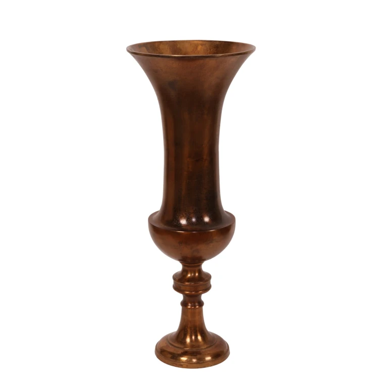 Wazon - 73 cm - antyczny brąz - aluminium