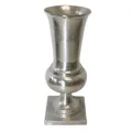 Wazon - 86 cm - srebrny - aluminium