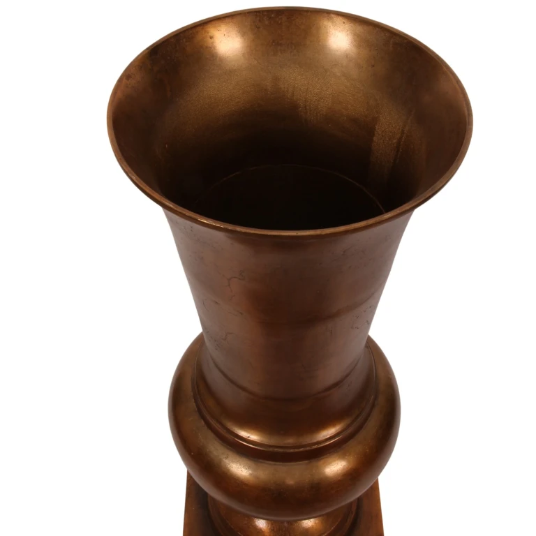 Wazon - 86 cm - antyczny brąz - aluminium