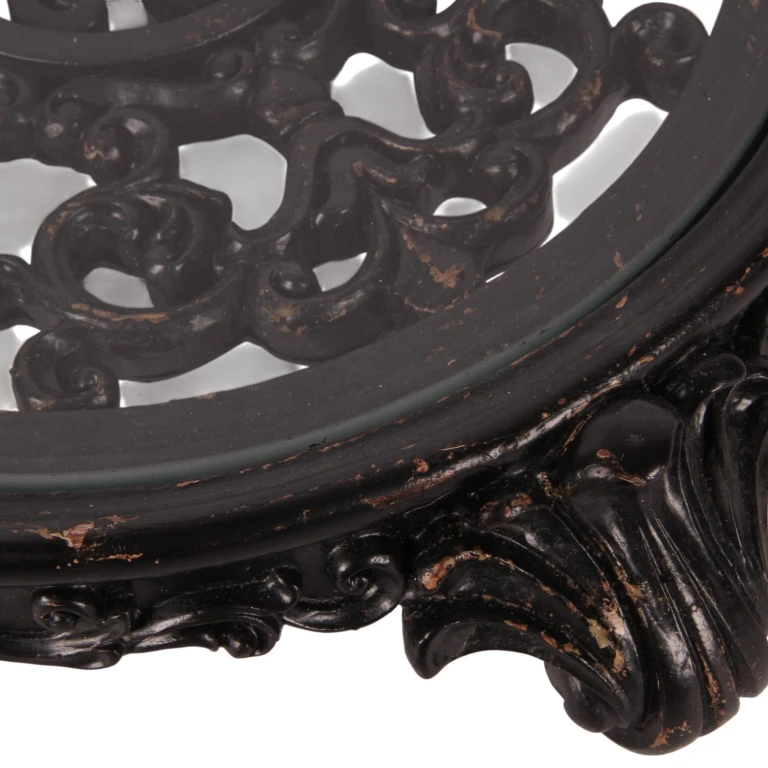 Cake Tray 29 cm Black Resin - 1 Piece