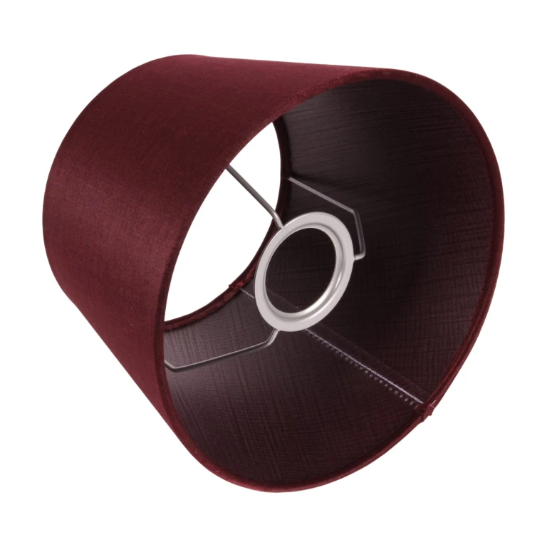 Klosz - Okrągły - 20 cm - Czerwony - Tkanina
