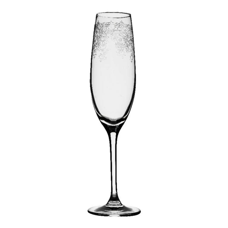 Szklanka do szampana przezroczysta - 180 ml - 1 sztuka
